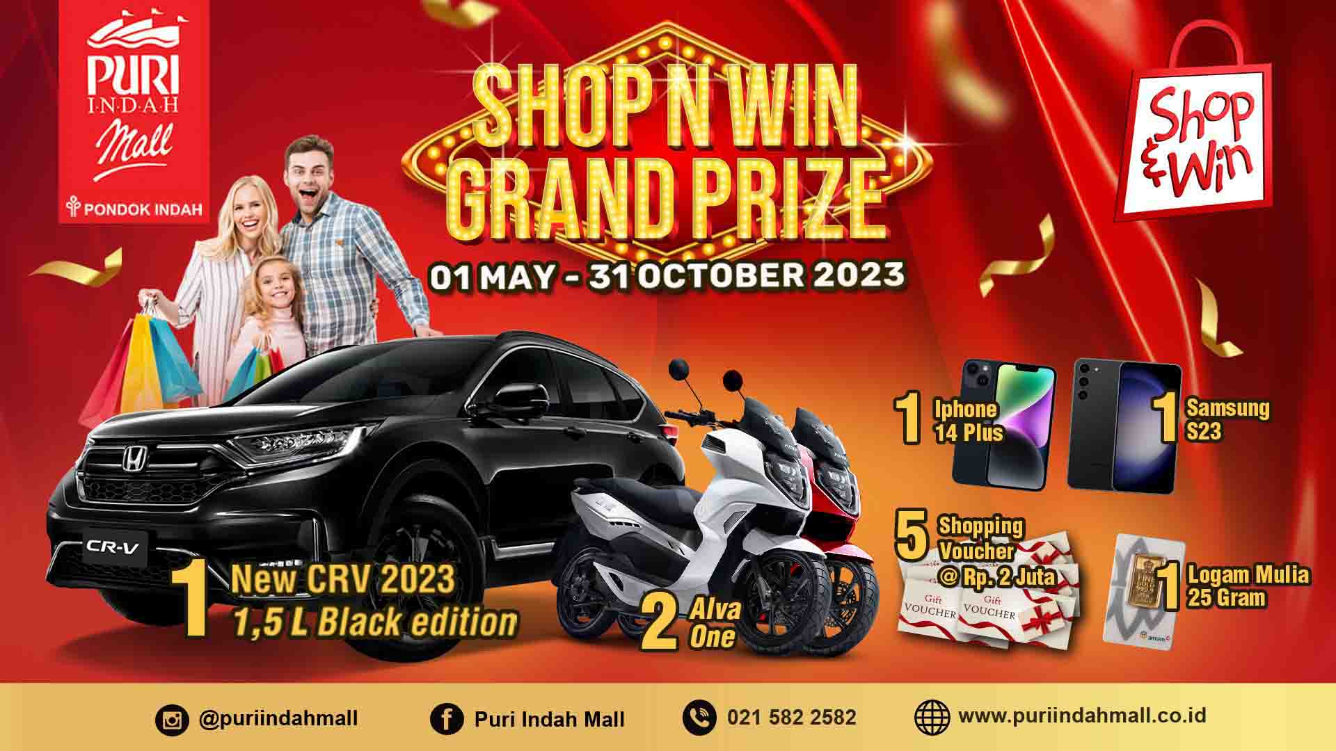 Shop & Win Grand Prize 2023